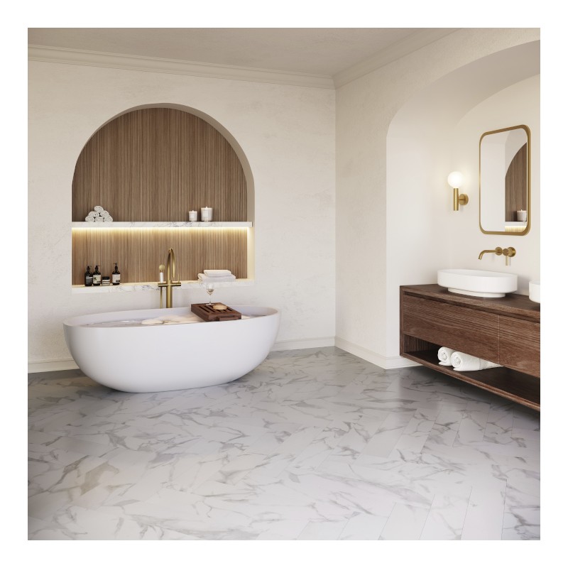 Panele winylowe Invictus Maximus Pure Marble Snowflake 02 2,5mm