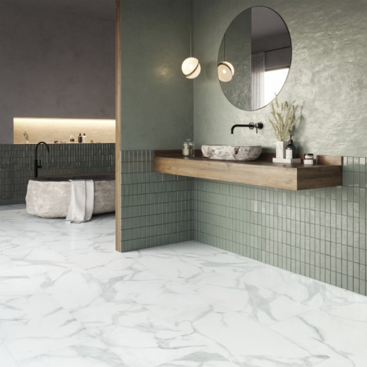 Panele winylowe Invictus Primus Click Pure Marble Snow 01 5mm