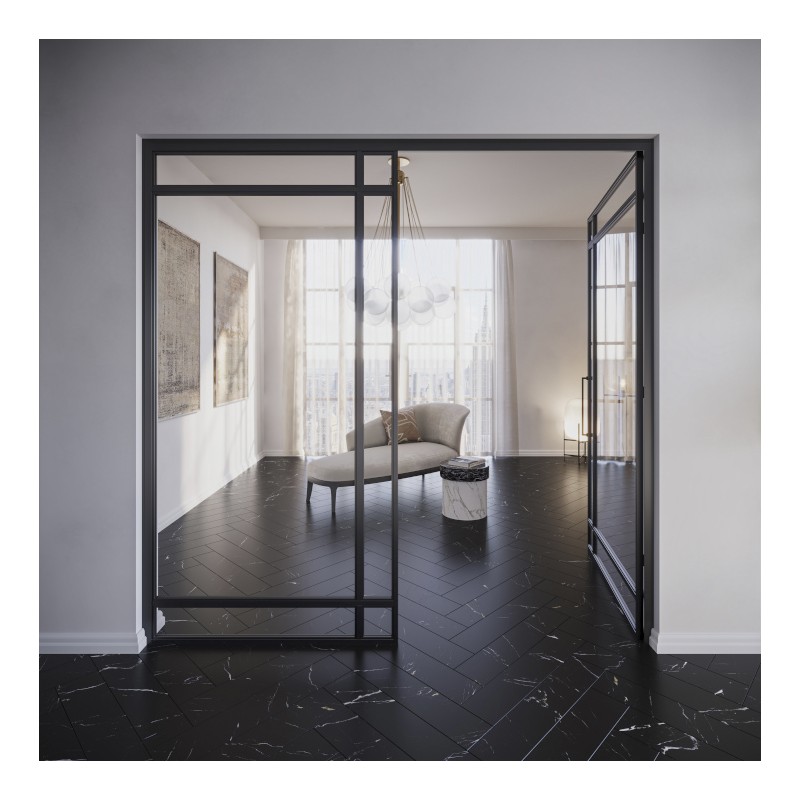 Panele winylowe Invictus Maximus Click HB Black Marble Noir 98 6mm