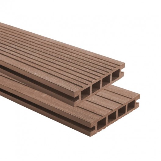 Deska balkonowa dwustronna Eco Mini B110 szczotkowana Kasztan 2m