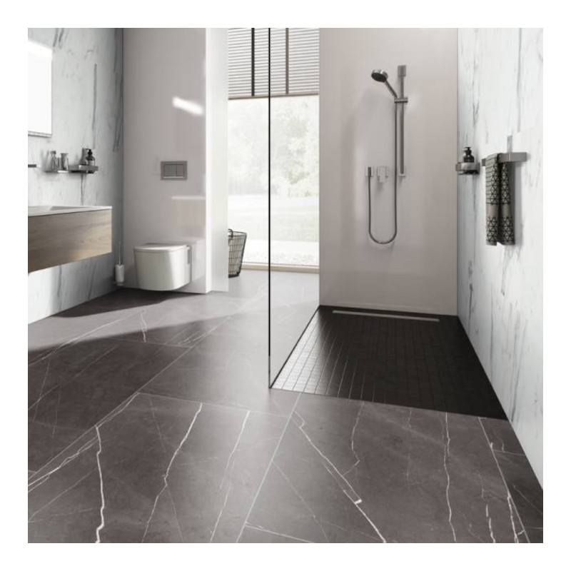 Panele winylowe Classen Ceramin Tiles Carrara vained white 57604 3mm