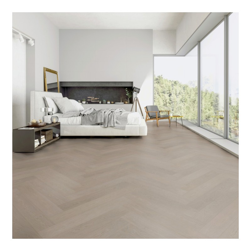 Panele hybrydowe Ter Hürne Hywood Herringbone EVO Dąb Marais 11mm