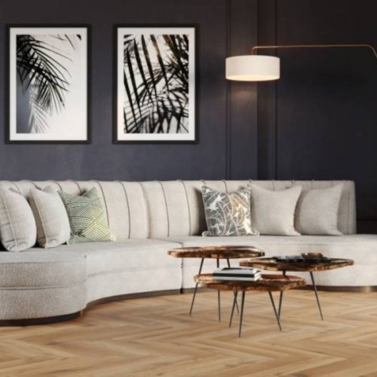 Panele winylowe Lamett Douro Dryback Herringbone Glow DOU HB DB-611 2.5mm
