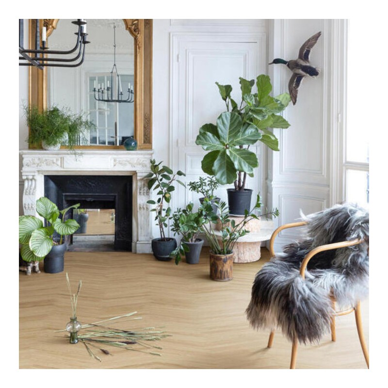 Podłoga drewniana BerryAlloc Parqwood Herringbone Oak Calm Nature 9,5mm