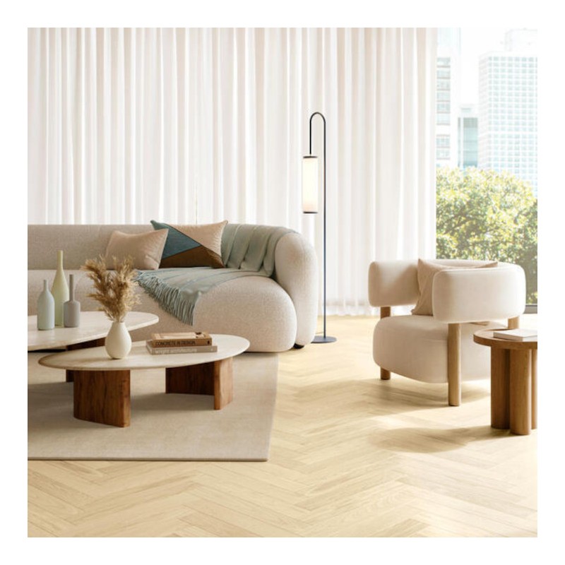 Podłoga drewniana BerryAlloc Parqwood Herringbone Oak Calm Nude 9,5mm