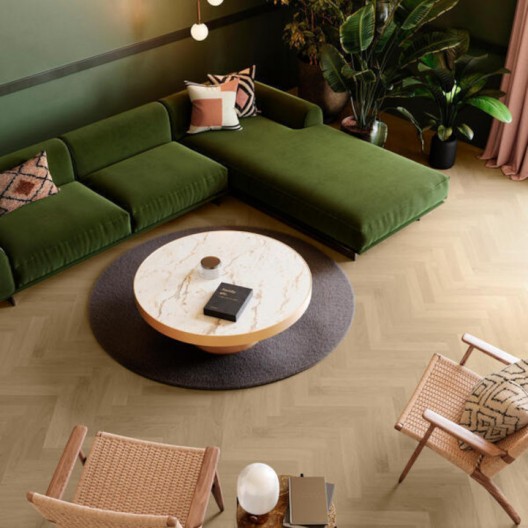 Podłoga drewniana BerryAlloc Parqwood Herringbone Oak Calm Silk 9,5mm