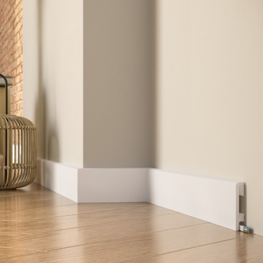Listwa przypodłogowa Premium Floor DuroFit PF080 biała