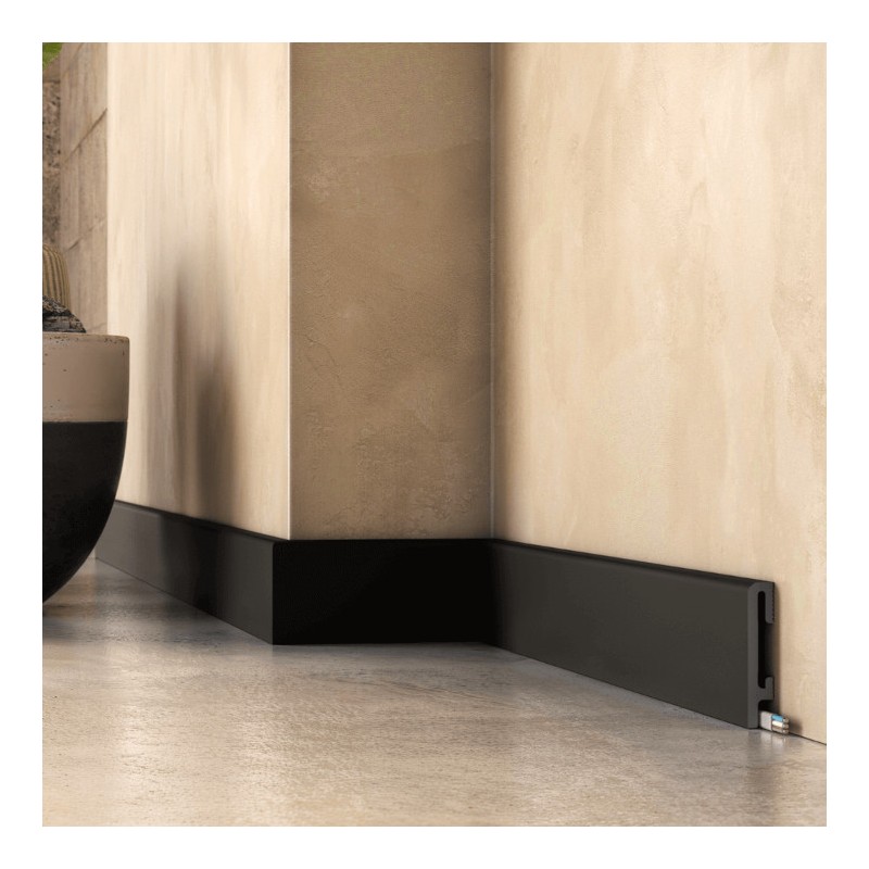 Listwa przypodłogowa Premium Floor DuroFit PF080B czarna