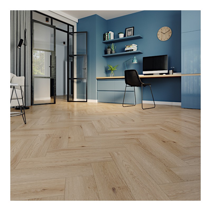 Panele winylowe Arbiton Amaron Herringbone Acoustic Dąb Yankee CAA153 6.3mm