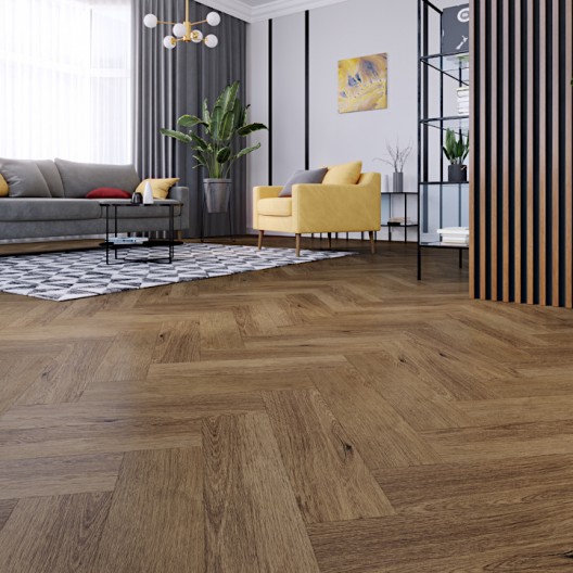 Panele winylowe Arbiton Amaron Herringbone Acoustic Dąb Georgetown CAA147 6.3mm