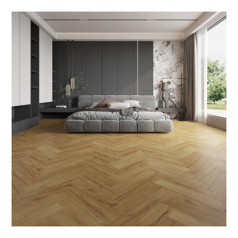Panele winylowe Pacific Herringbone Gluedown Natural Oak 621303-G 23/33 2.5mm