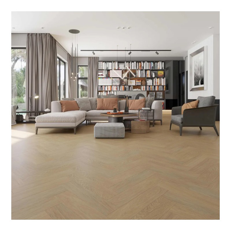 Panele winylowe Pacific Herringbone Gluedown Raw Oak 621304-G 23/33 2.5mm