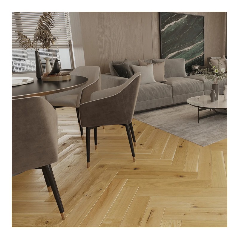 Podłoga drewniana Barlinek Classico Line Jodła Klasyczna Dąb Raisins 130 1WC000034 14mm