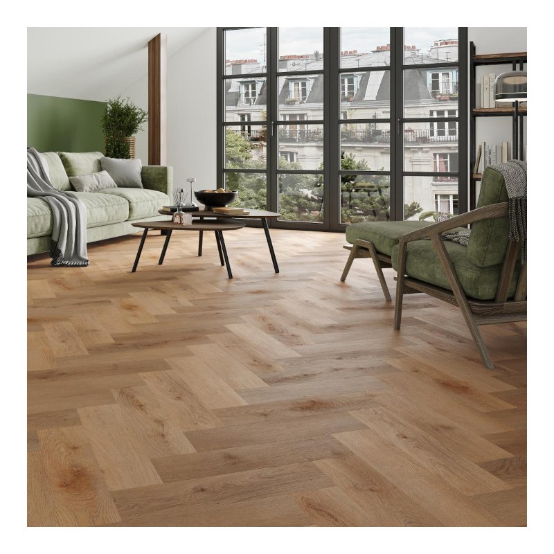 Podłoga winylowa Afirmax Legnar Herringbone Dąb Garda HB42705 23/33 4.5mm