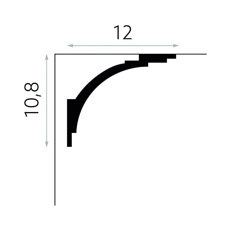 Listwy karniszowe Mardom Decor MD105H 108mm