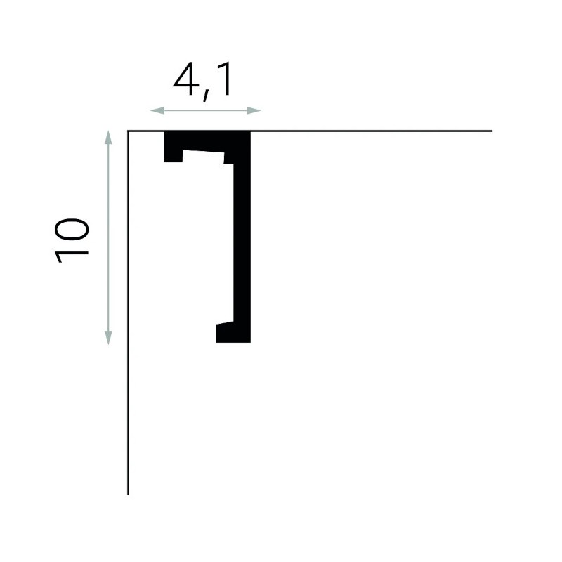 Listwy karniszowe Mardom Decor QL026H 41mm