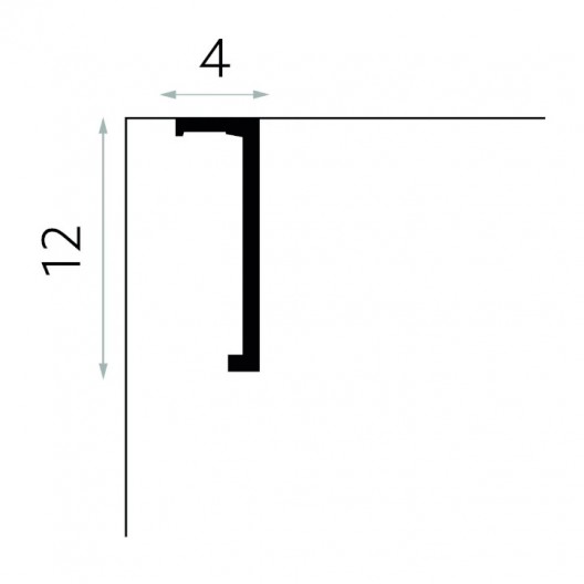 Listwy karniszowe Mardom Decor QL035H 40mm