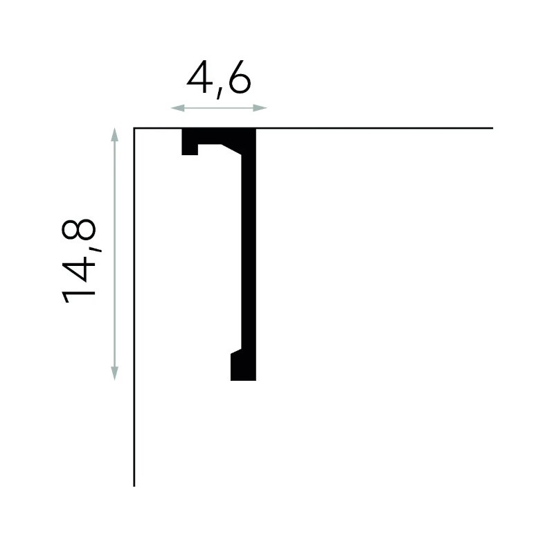 Listwy karniszowe Mardom Decor QL036H 46mm