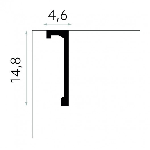 Listwy karniszowe Mardom Decor QL036H 46mm