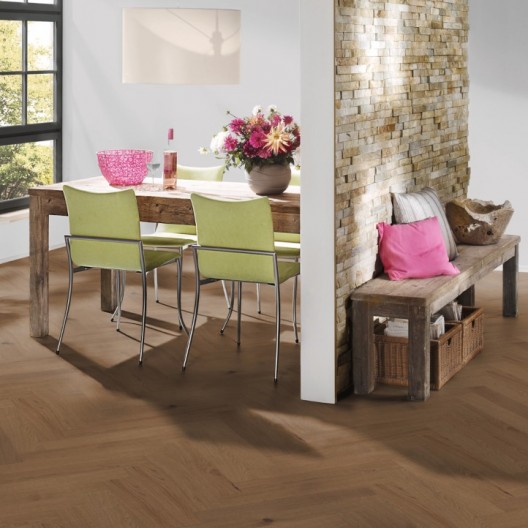 Panele hybrydowe Ter Hürne Hywood Herringbone OLIO Dąb Yasuni 11mm