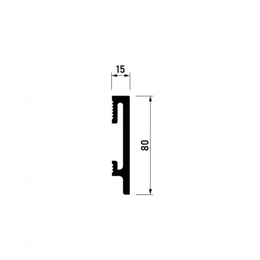 Listwa przypodłogowa Premium Floor DuroFit PF081 biała