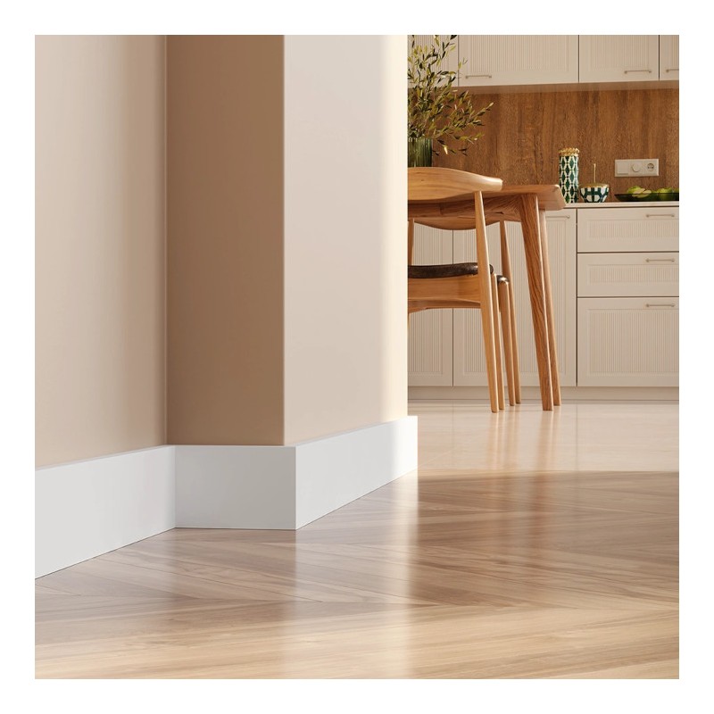 Listwa przypodłogowa Premium Floor DuroFit PF081 biała