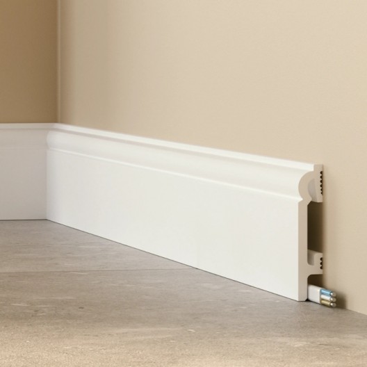 Listwa przypodłogowa Premium Floor DuroFit PF082 biała