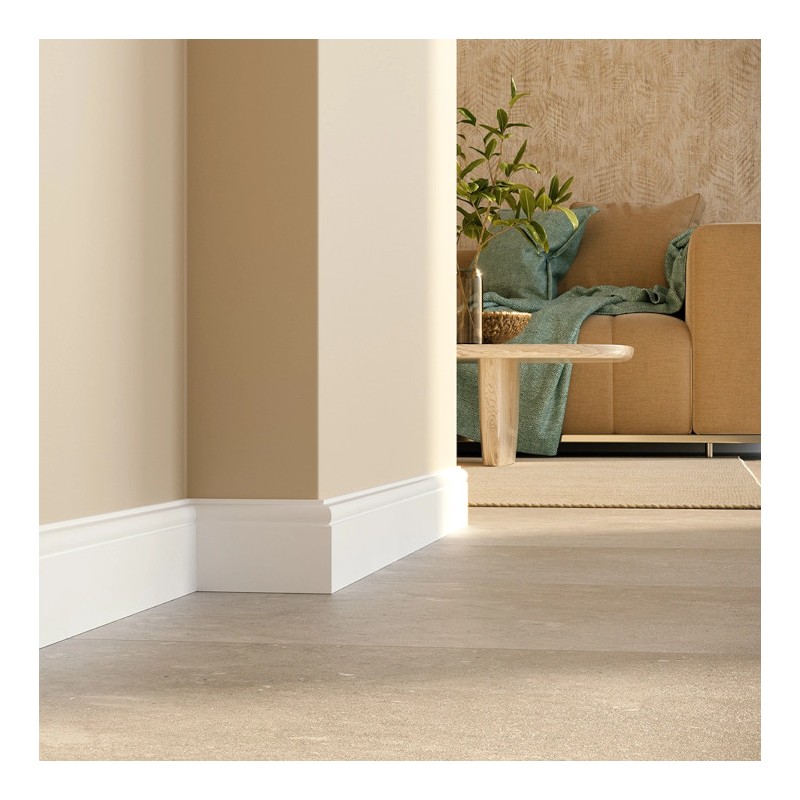 Listwa przypodłogowa Premium Floor DuroFit PF082 biała