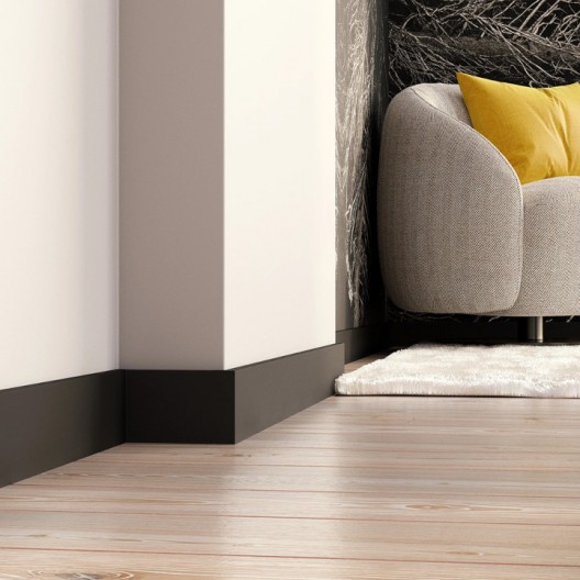 Listwa przypodłogowa Premium Floor DuroFit PF081B czarna