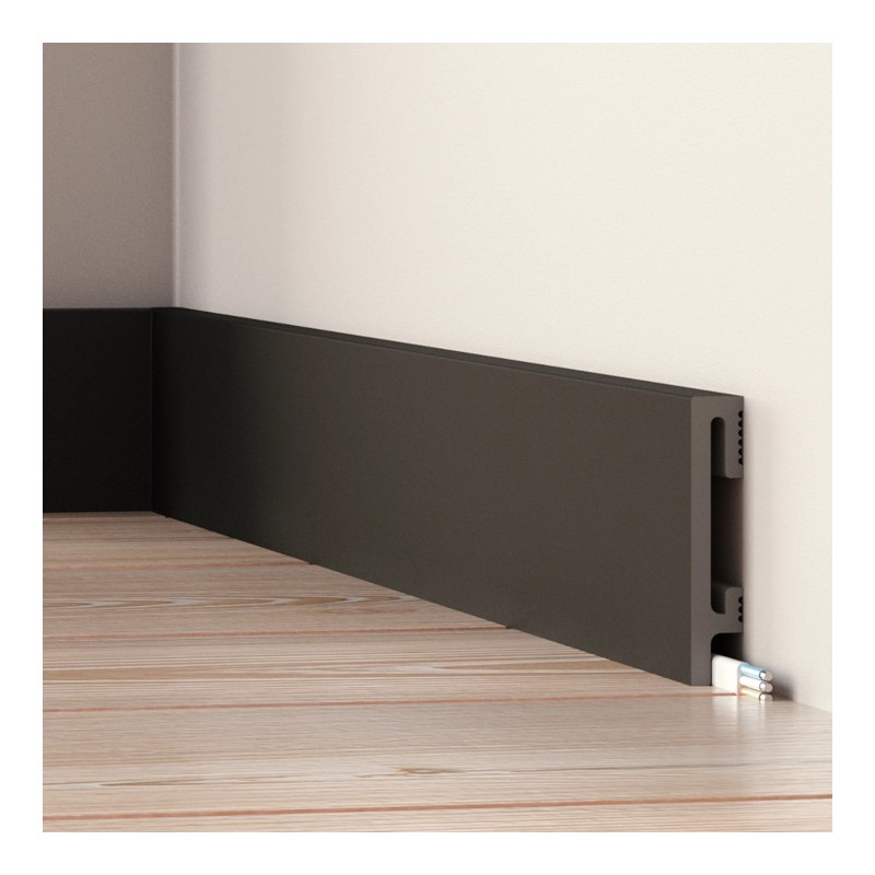 Listwa przypodłogowa Premium Floor DuroFit PF081B czarna