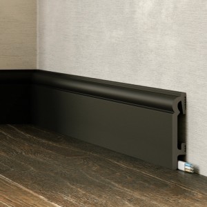 Listwa przypodłogowa Premium Floor DuroFit PF082B czarna