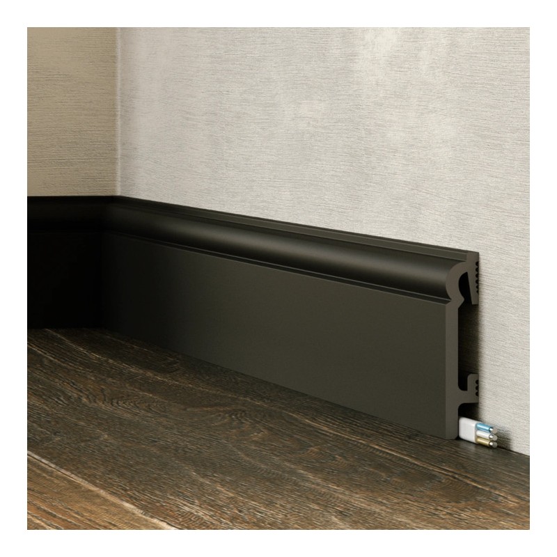 Listwa przypodłogowa Premium Floor DuroFit PF082B czarna