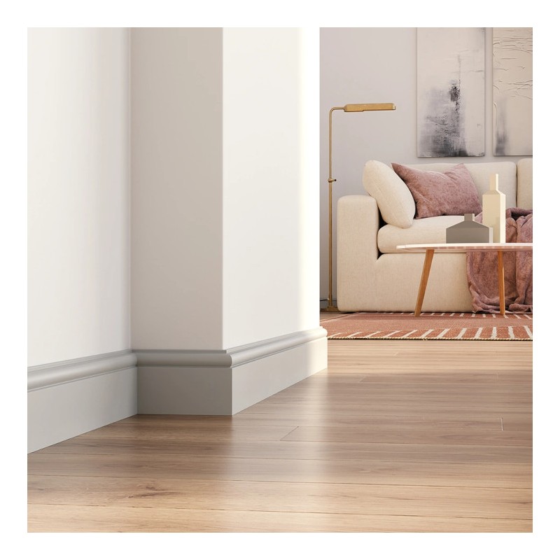 Listwa przypodłogowa Premium Floor DuroFit PF082G szara