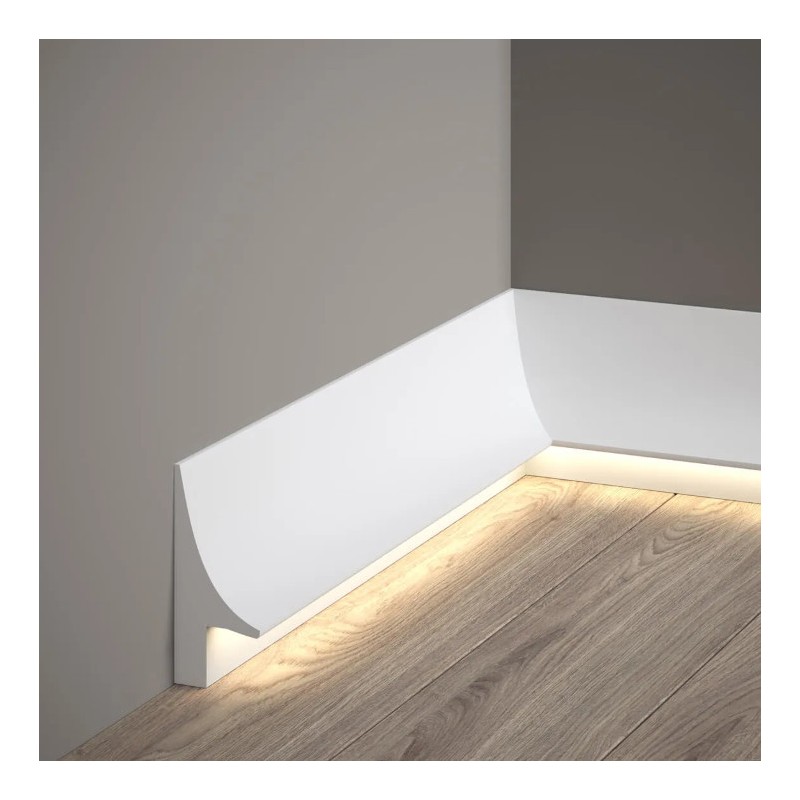 Listwy przypodłogowe Mardom Decor QL007P satin 93mm