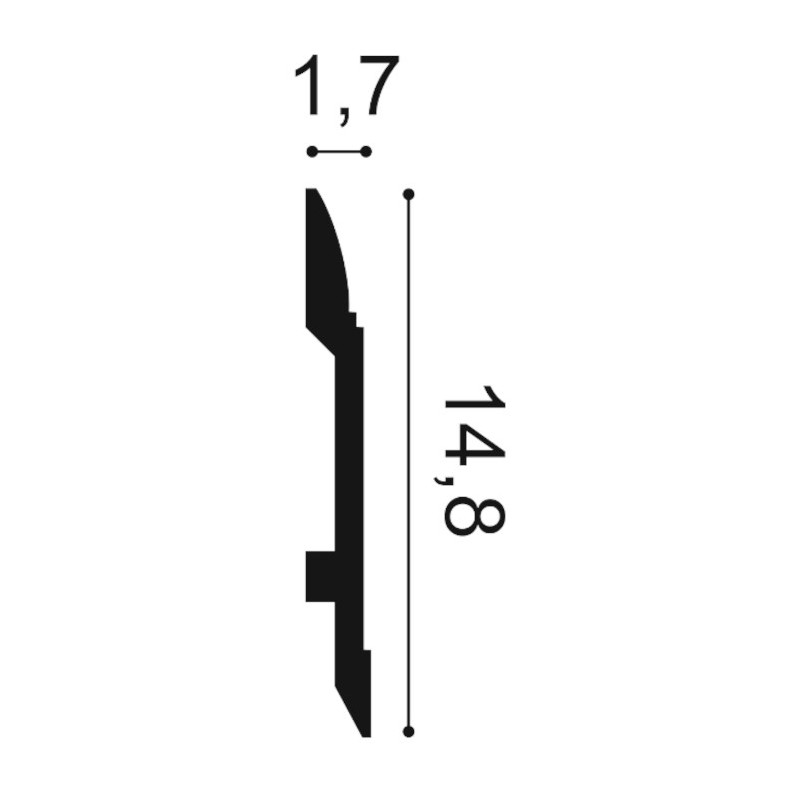 Listwa przypodłogowa Orac Decor SX104
