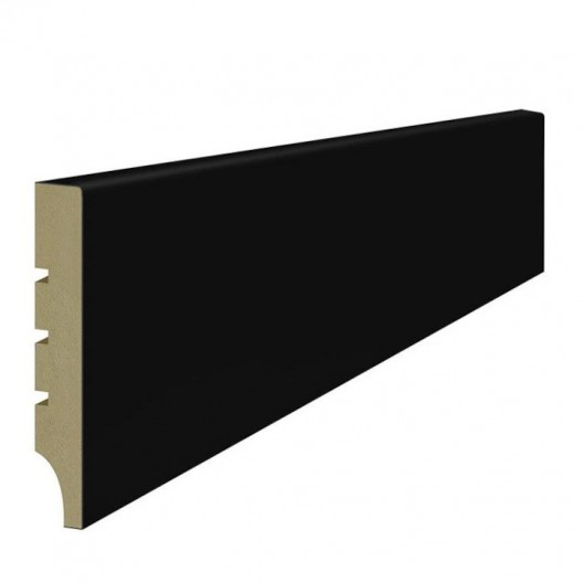 Listwa przypodłogowa Lagrus Slim 80 Plus 80mm wilgocioodporna czarna
