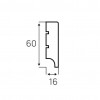 Listwa przypodłogowa Lagrus Basic R1 80mm biała