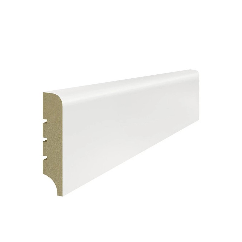 Listwa przypodłogowa Lagrus Classic R10 80mm biała