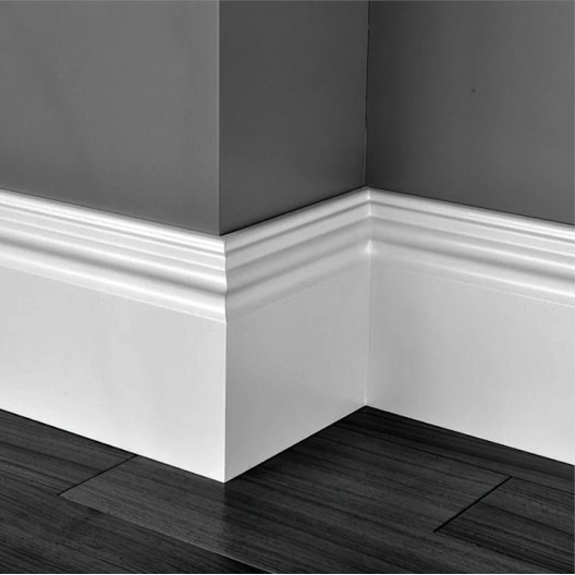 Listwa przypodłogowa Lagrus Luwr 150 150mm biała