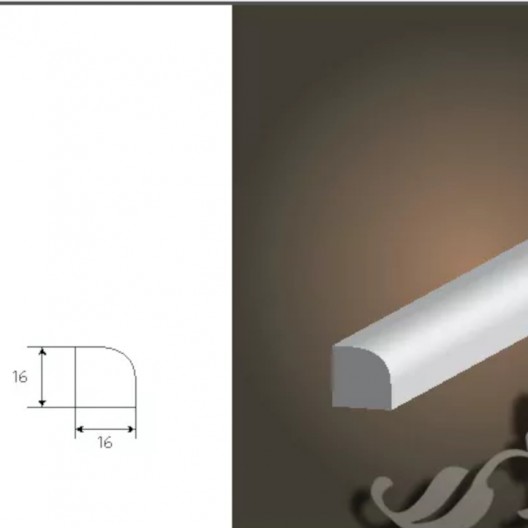Ćwierćcałek LAGRUS 16x16mm-2