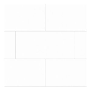 Panele winylowe Classen Ceramin Tiles 315x642 Luna virgin white 57588 AC6 3mm