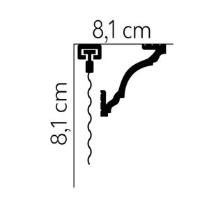 Listwy karniszowe Mardom Decor MD213 81mm
