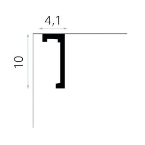 Listwy karniszowe Mardom Decor QL026H 41mm