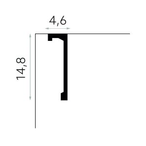 Listwy karniszowe Mardom Decor QL036H 46mm