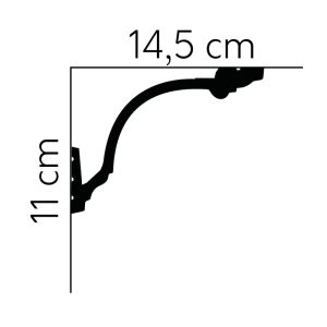 Listwy sufitowe Mardom Decor MD156 110mm