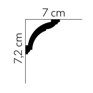Listwy sufitowe Mardom Decor MD367 72mm